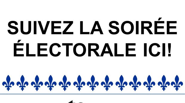 Suivez l'élection en direct!